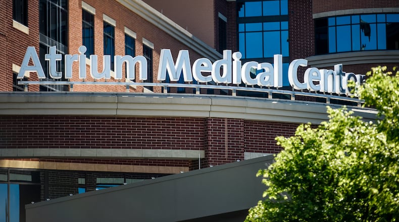 Atrium Medical Center emergency room staff were some of the first responders that received a "thank you" from the We Can Business Incubator at the Middletown Community Foundation on Monday, Sept. 7, 2020. FILE