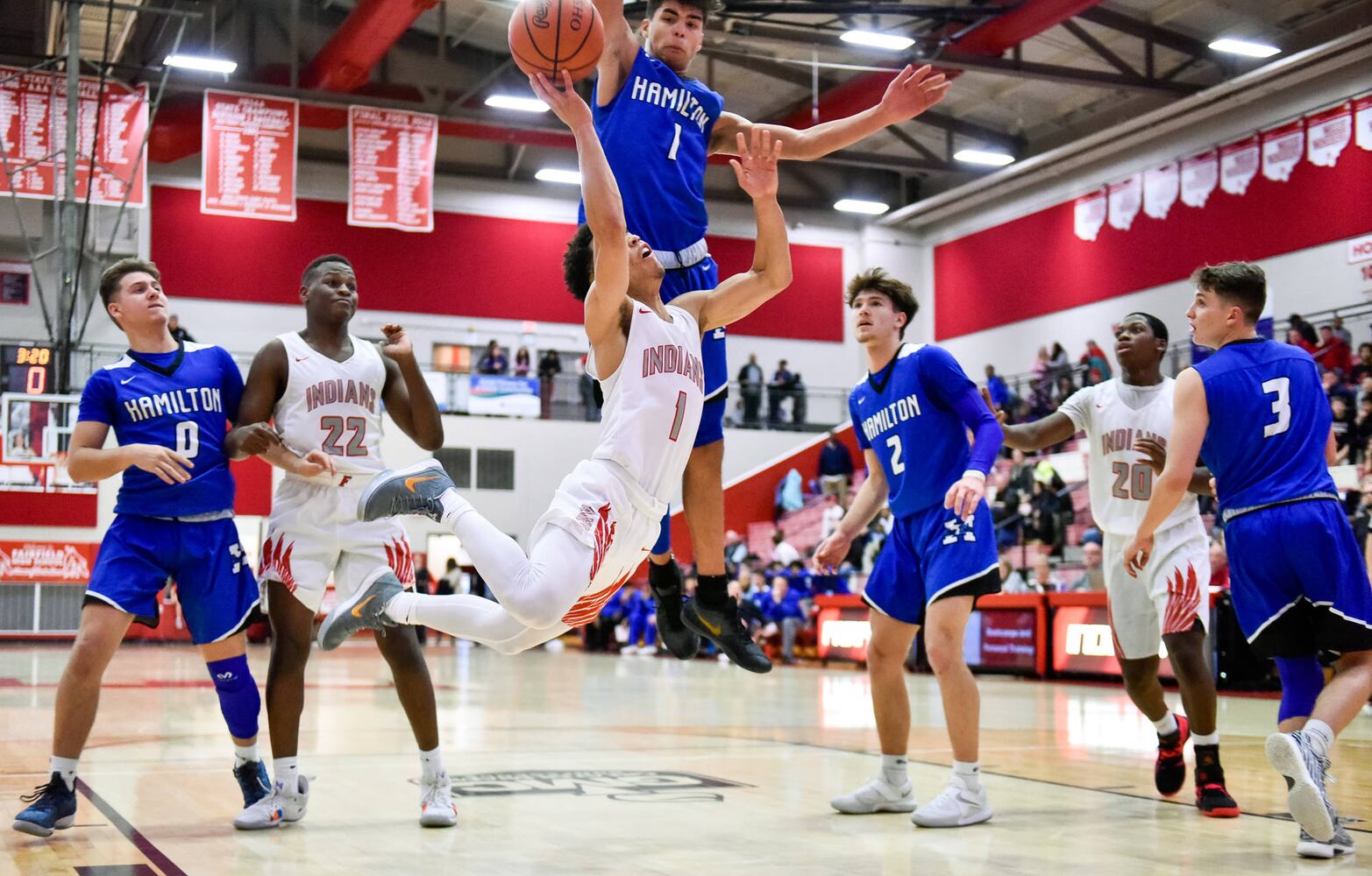 Fairfield vs Hamilton boys basketball