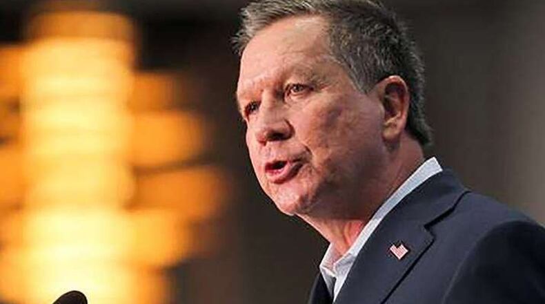 Ohio Gov. John Kasich said Tuesday that the state of Ohio is “on the verge of recession.” LAUREN CLARK / STAFF