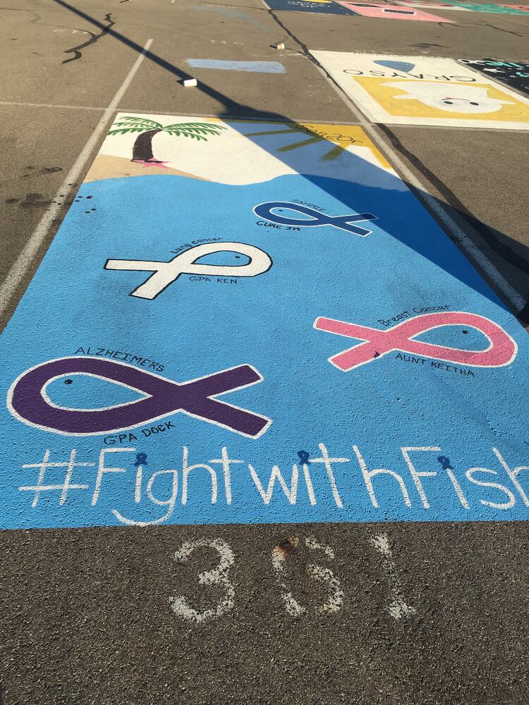 Lakota West senior parking spaces