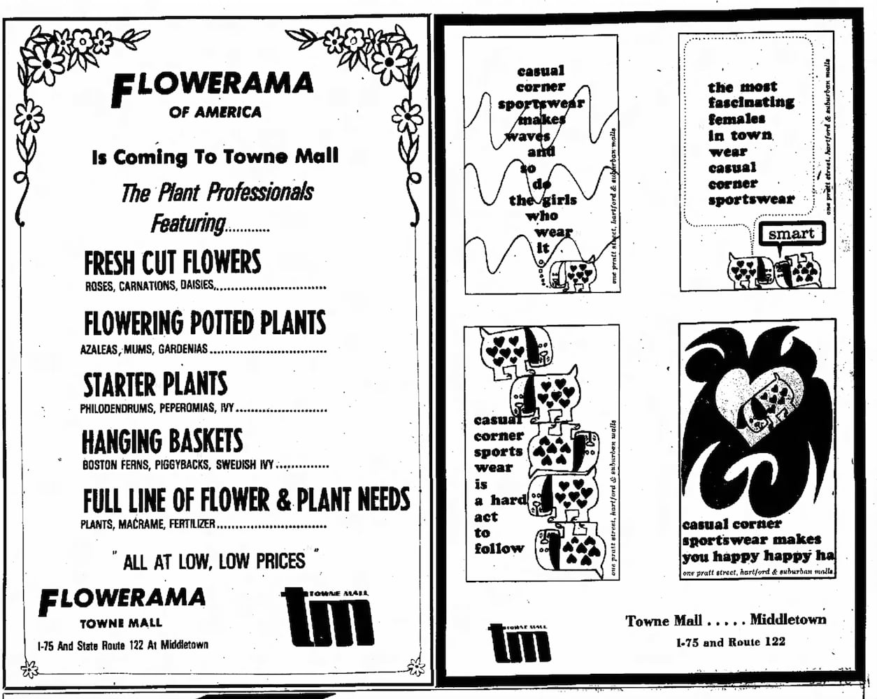 Towne Mall 1977 grand opening