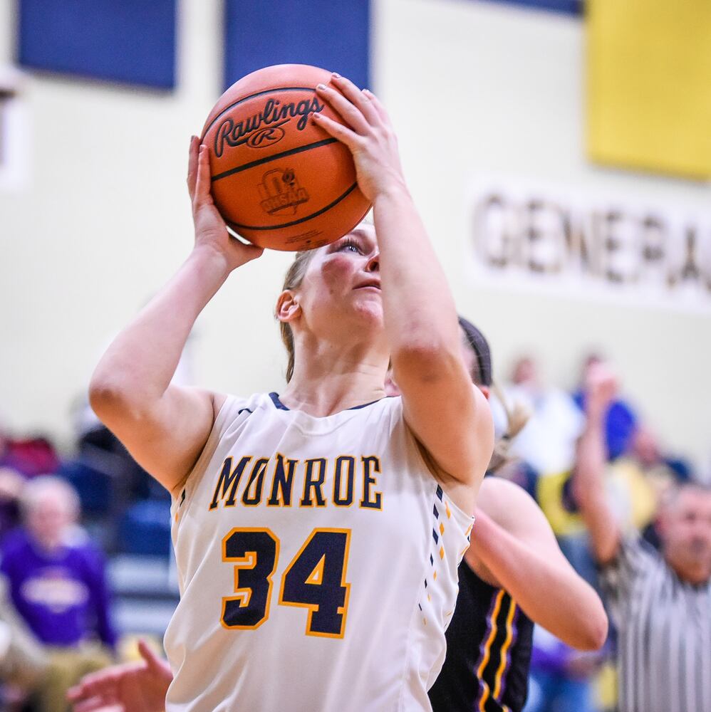 Monroe vs Bellbrook Girls Basketball