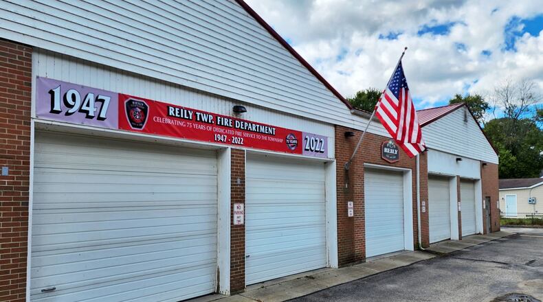 Over 30 volunteers for Reily Twp. Fire Department will travel to Columbus to receive the 2023 Ohio Fire Department of the Year award this April NICK GRAHAM/STAFF