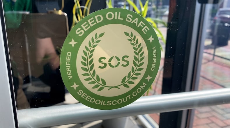 Tano Bistro, which has restaurants in Hamilton and Loveland, is certified through Seed Oil Scout to be seed oil-free, the first to be in the Cincinnati area, according to Chef Gaetano Williams. TVHAMILTON/PROVIDED