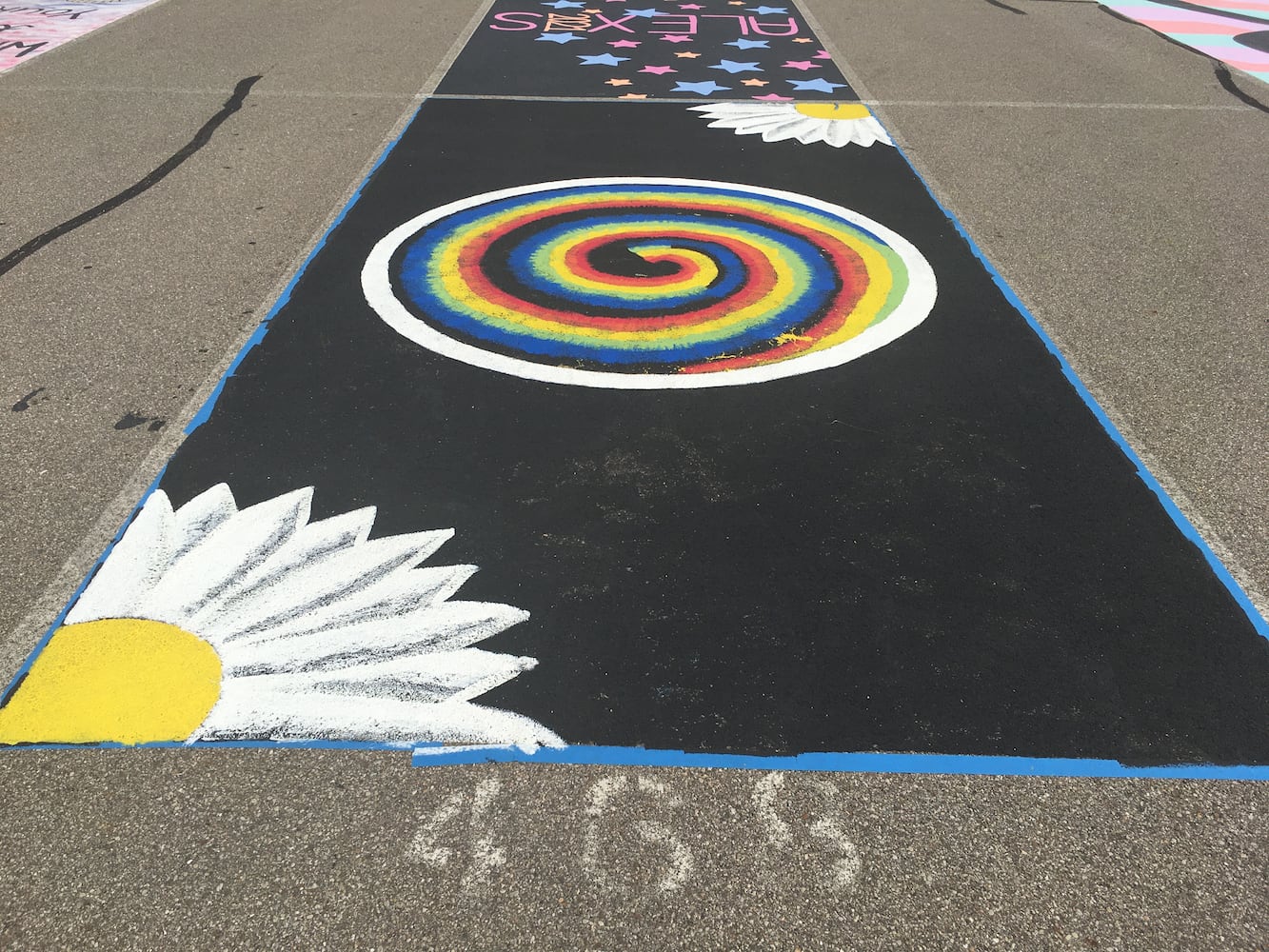 Lakota West High School parking lot spaces