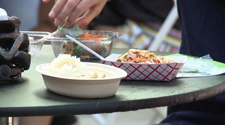 in 2022, more than 30 vendors representing 13 different Asian countries served up specialties at The Asian Food Festival in Cincinnati. The festival turns 12 this year. CONTRIBUTED/WCPO