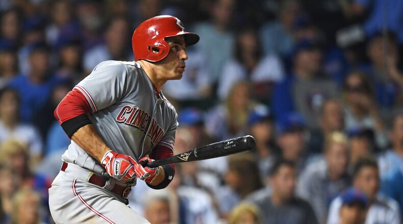 Votto has spent his entire career with the Cincinnati Reds.