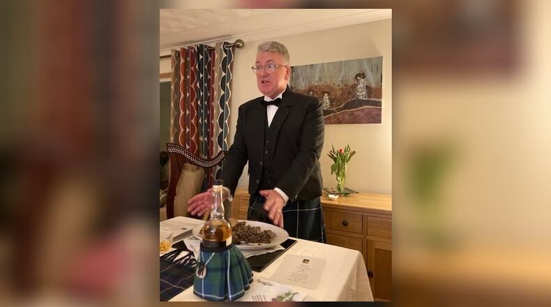 Kenneth Douglas is one of the people who will have Burns Supper via Zoom with Oxford Press columnist Jim Rubenstein. CONTRIBUTED