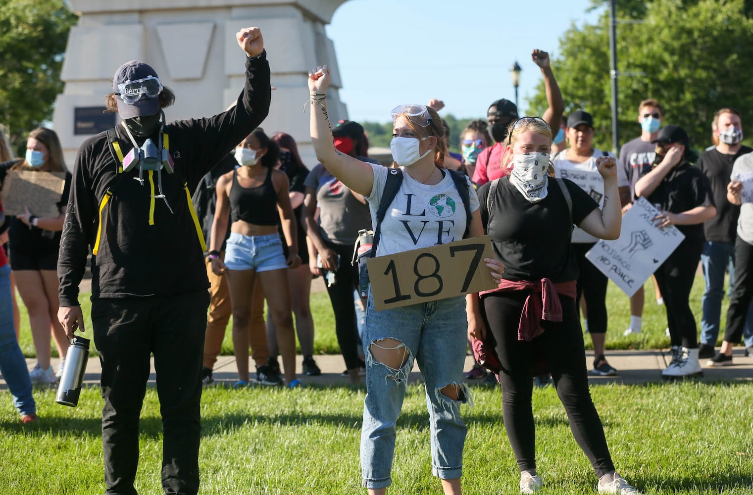 PHOTOS Crowd gathers at West Chester protest