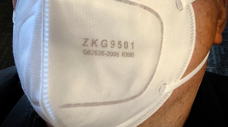 Free N95 masks are being given away in the Dayton area. MARSHALL GORBY\STAFF