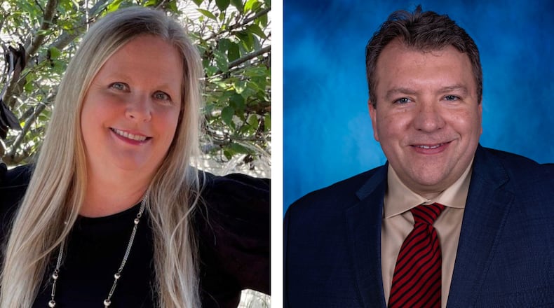 Shelly Schultz and Mike McNamara have applied to be the next Butler County treasurer. CONTRIBUTED