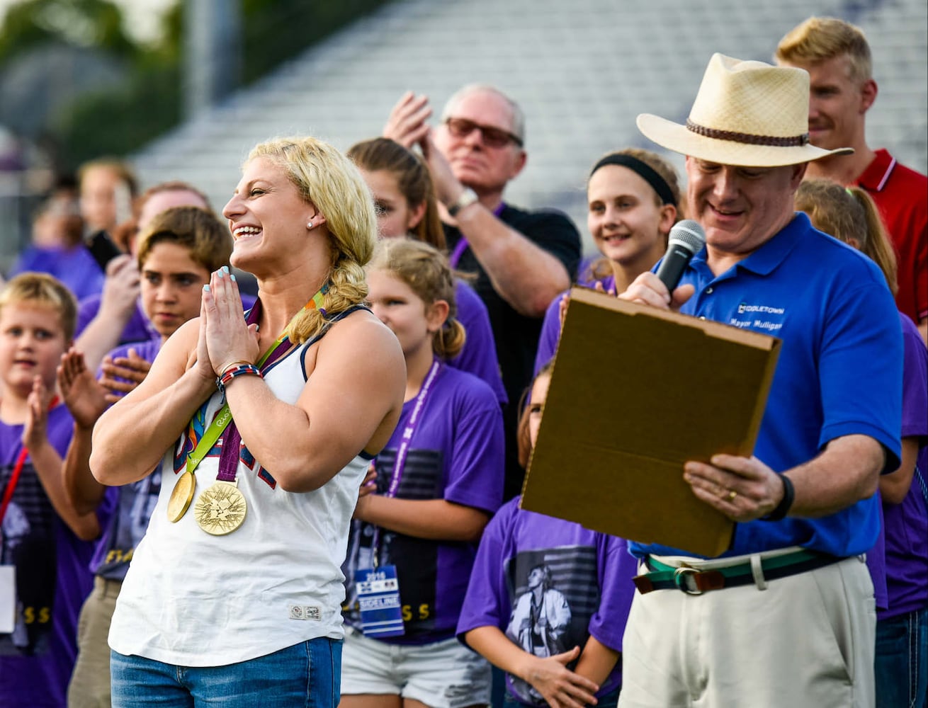 Kayla Harrison Gets Hometown Welcome