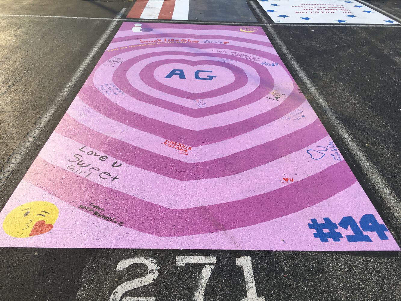 Ross senior parking lot spaces