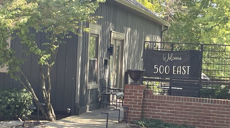 The owner of Springboro land at 500 East St. - a block east of South Main Street, or Ohio 741 - wants to rezone 1.3 acres from residential to business to allow for an outdoor events venue, according to city records. NICK BLIZZARD/STAFF PHOTO