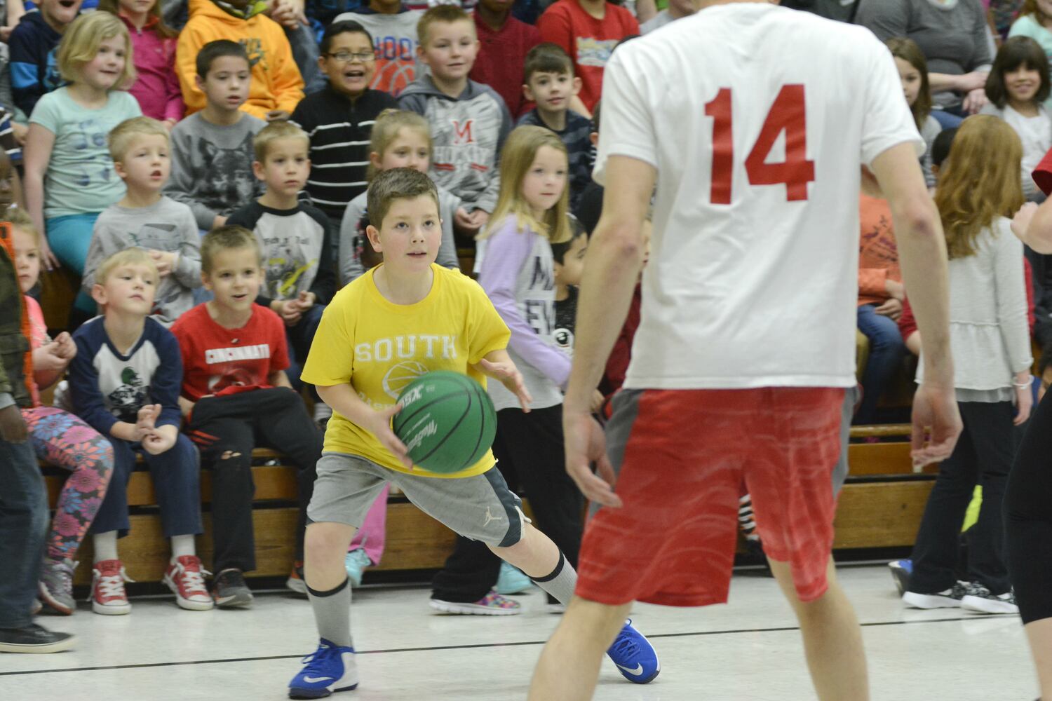 Students vs. Staff basketball