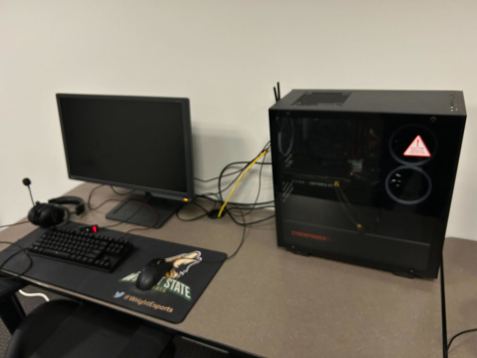 Equipment that the WSU esports team uses. Credit: Alex Cutler