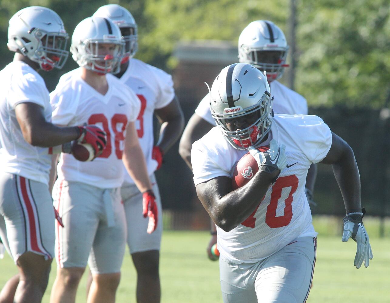 Ohio State freshmen begin practice