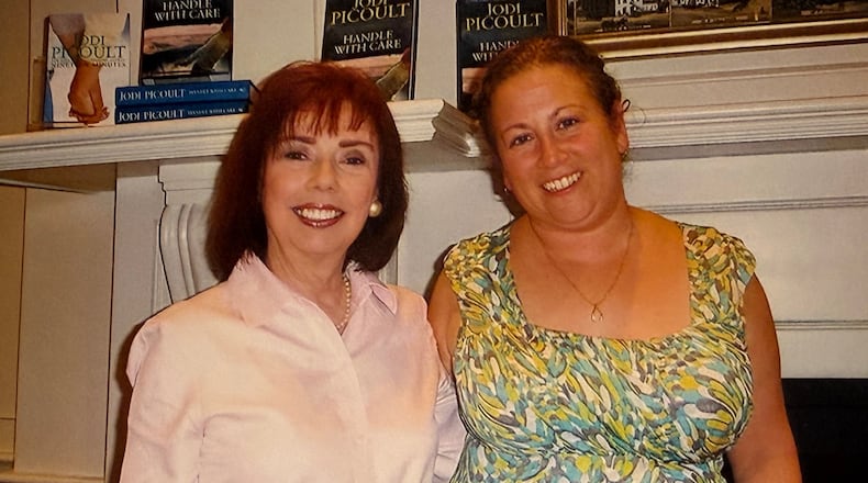 For 35 years Sharon Kelly Roth, left, was director of public relations for Books&Co. Here she is pictured with Jodi Picoult who, says Roth, writes "contemporary, engaging stories that are popular with book clubs.
CONTRIBUTED