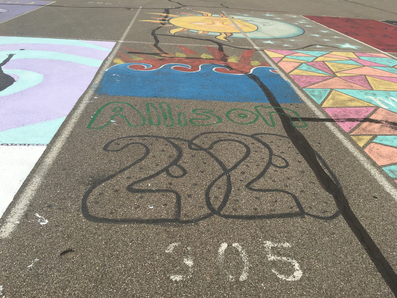 Lakota West High School parking lot spaces