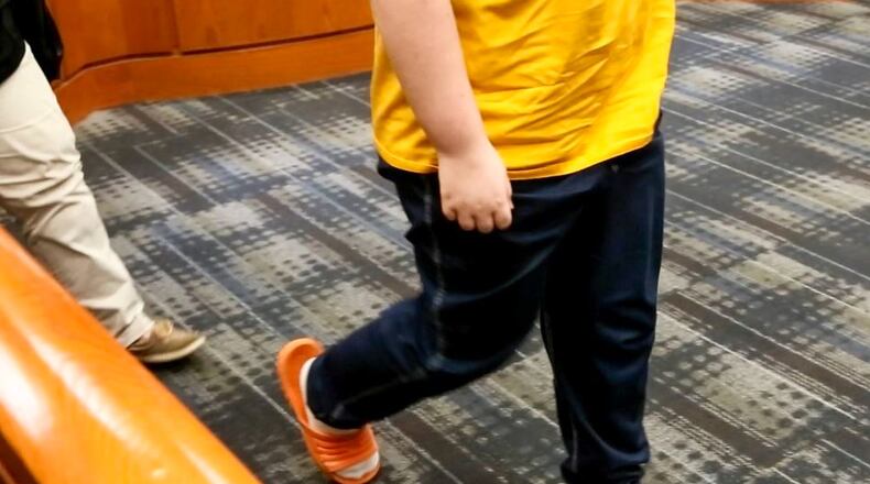 A 14-year-old Hamilton girl who allegedly shot her father, 71-year-old James Ponder, to death on Feb. 23 appeared before Judge Kathleen Romans in Butler County Juvenile Court. GREG LYNCH / STAFF