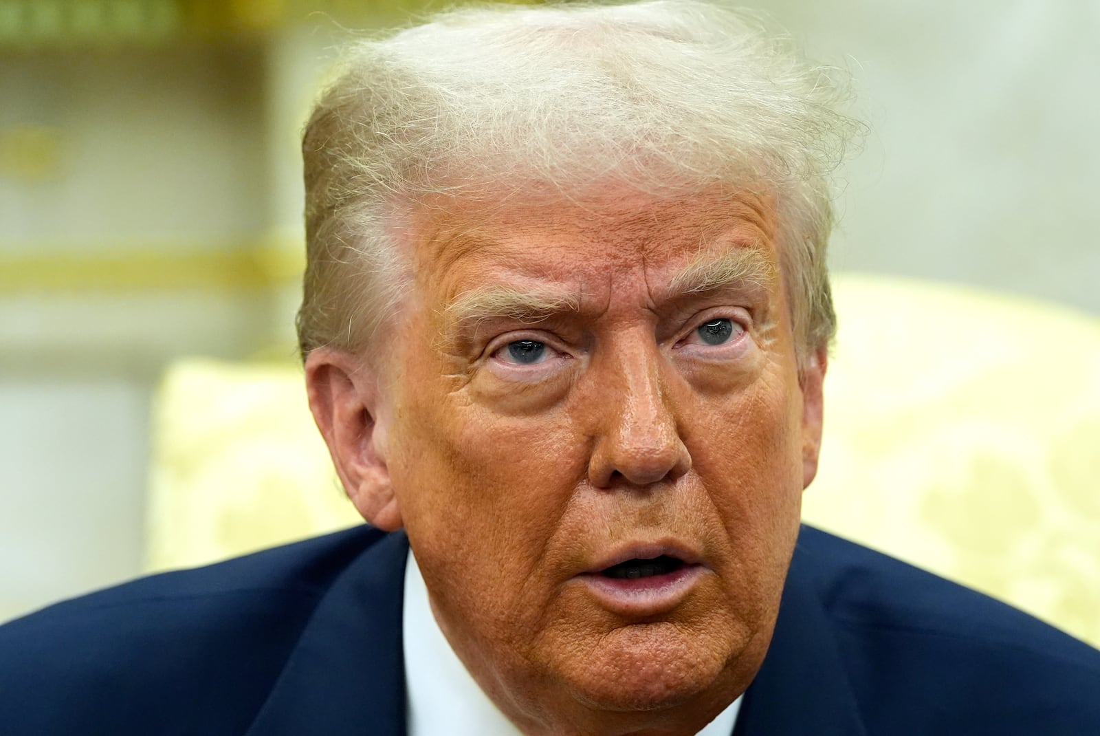 President Donald Trump meets with Philippine President Ferdinand Marcos Jr., in the Oval Office of the White House, Tuesday, July 22, 2025, in Washington. (AP Photo/Alex Brandon)
