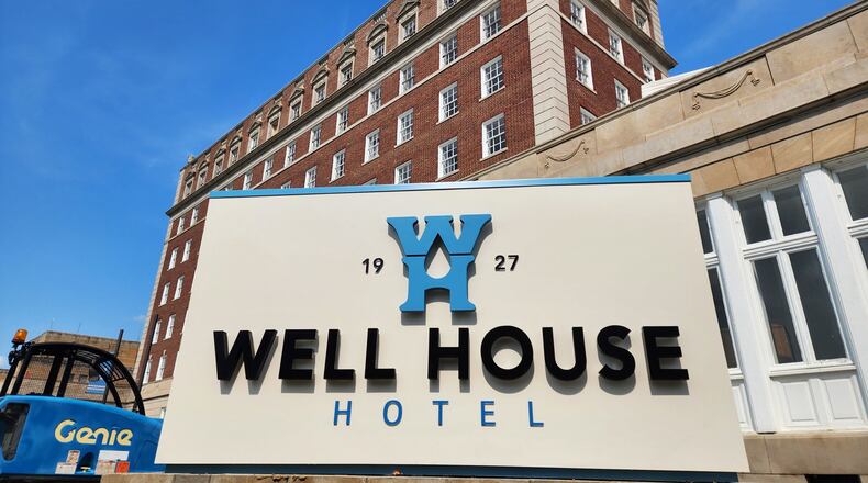 The Well House Hotel Hamilton is now taking reservations for stays beginning in January. The renovation of the former Anthony Wayne building, which was initially a hotel nearly a century ago and was most recently an apartment building, is now a part of the Tapestry Collection by Hilton. The Greater Hamilton Chamber of Commerce is hosting a VIP sneak preview of the latest Hamilton hotel. The $100 per person event known as The Social Exchange is a 1920's era themed soiree from 6 to 10 p.m. on Saturday, Nov. 9, 2024. NICK GRAHAM/STAFF