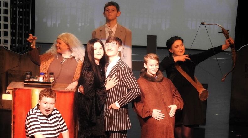 A cast of 31 young actors in grades five through nine will bring “The Addams Family: A New Musical Comedy,” to the Performing Arts Academy stage, beginning on Fri., May 6. CONTRIBUTED