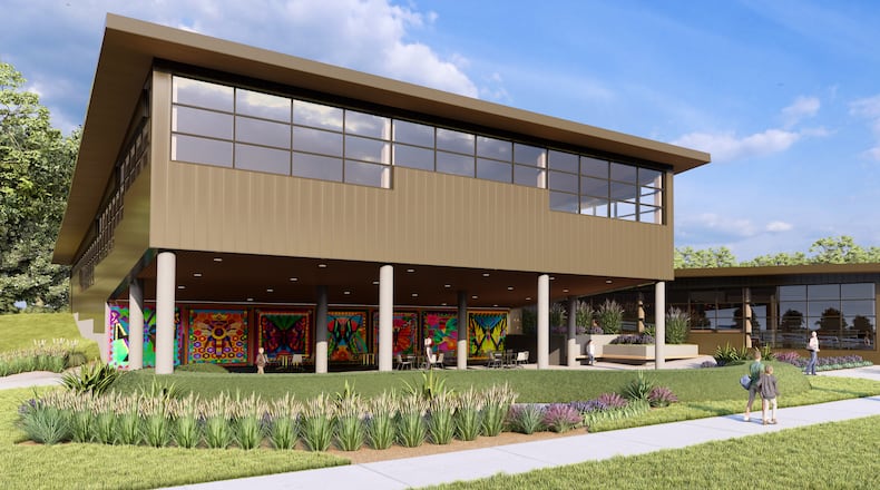 Lane Libraries is constructing a new branch at the northwest corner of Hamilton-Mason and Gilmore roads in Fairfield Twp. CONTRIBUTED