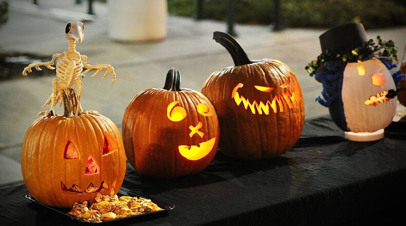 The New Carlisle Farmers Market hosted a Halloween-themed night, which included trick-or-treat, hayrides, and a pumpkin carving contest.