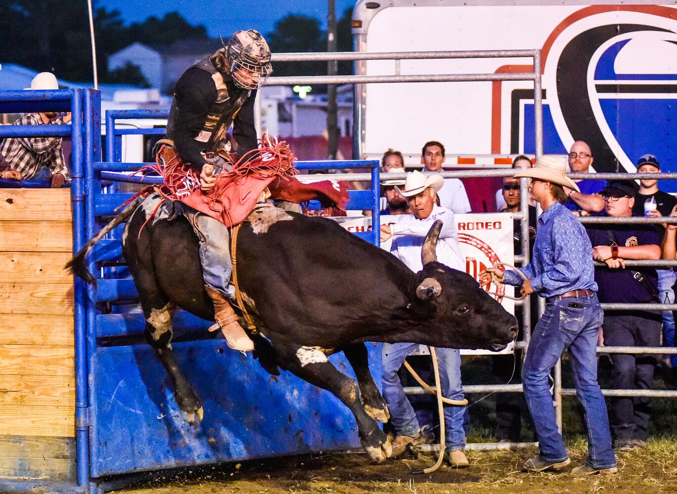 Broken Horn Rodeo closes out the night Wednesday at the Butler County Fair