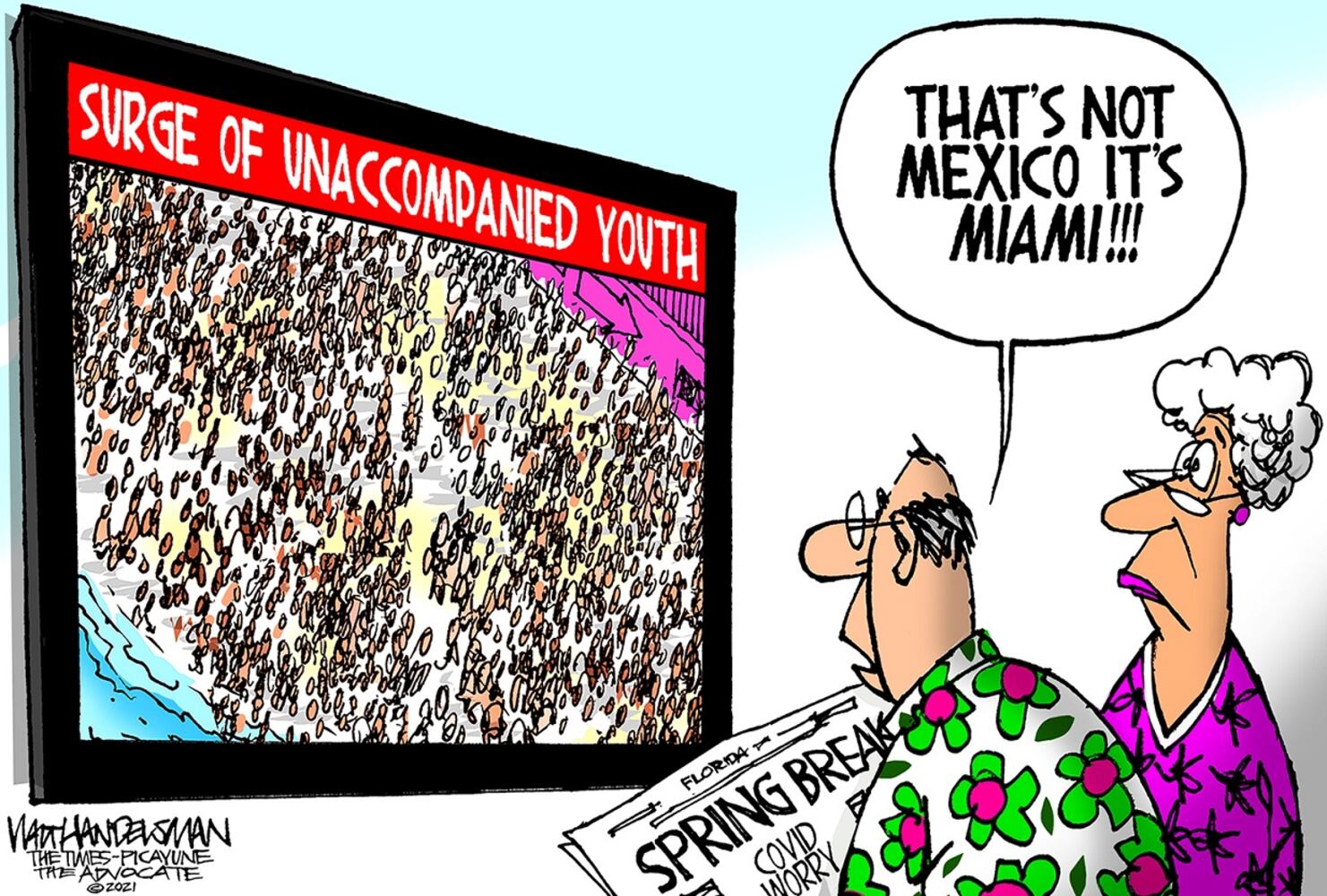 Week in cartoons: Biden press conference, Georgia voting rules and more