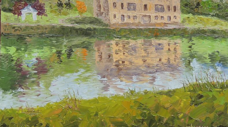 The Muhlhauser Barn in West Chester Township will host a statewide exhibit of historic Ohio barn paintings, “A Tribute to Historic Barns of Ohio: 88 Counties, 88 Paintings, 88 Essays,” on Sept. 29, 2021 from 11 a.m. to 8 p.m. CONTRIBUTED