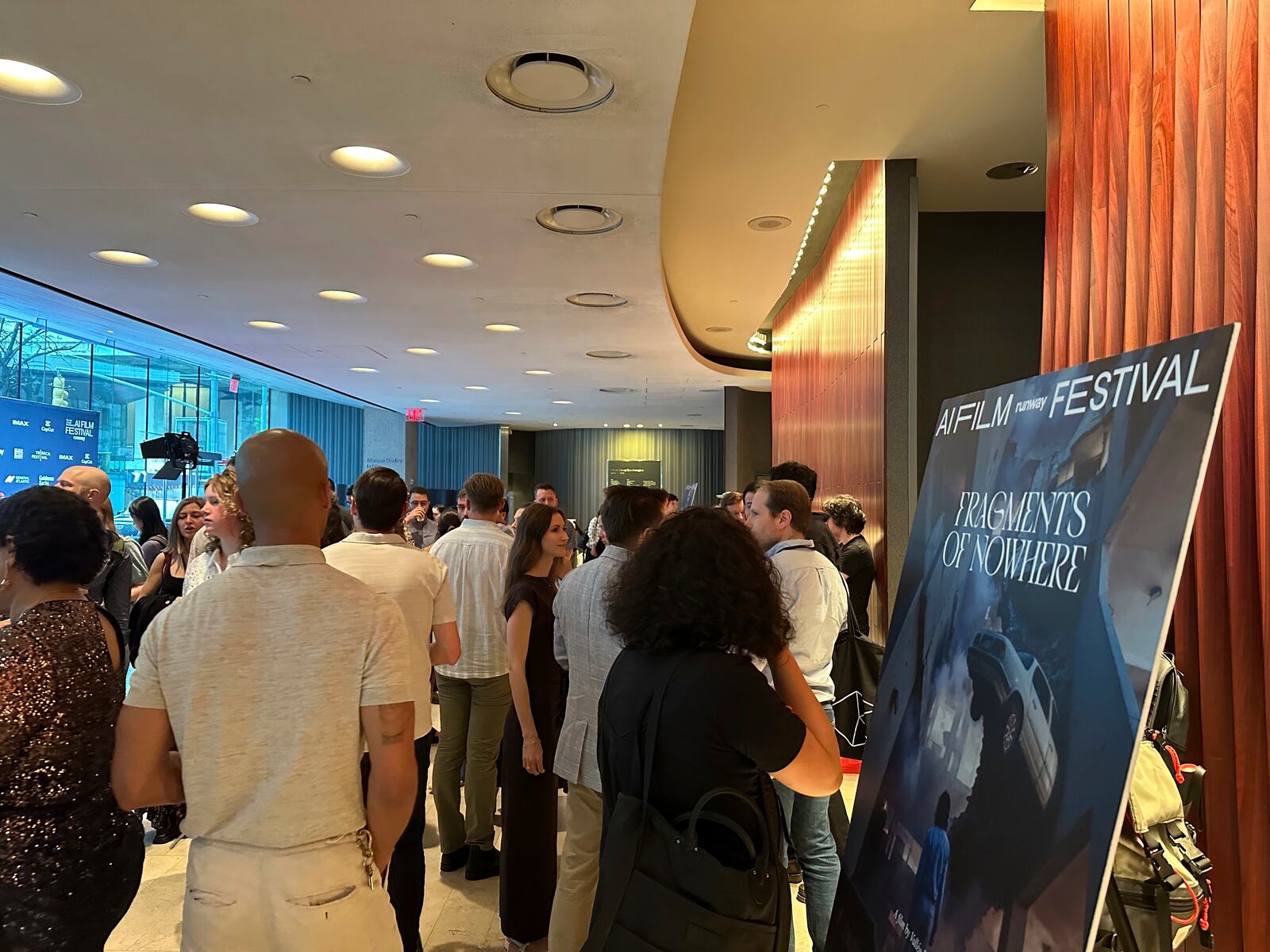 Runway's third-annual AI Film Festival kicks off with a screening at Lincoln Center's Alice Tully Hall in New York on Thursday, June 5, 2025. (AP Photo/Wyatte Grantham-Philips)
