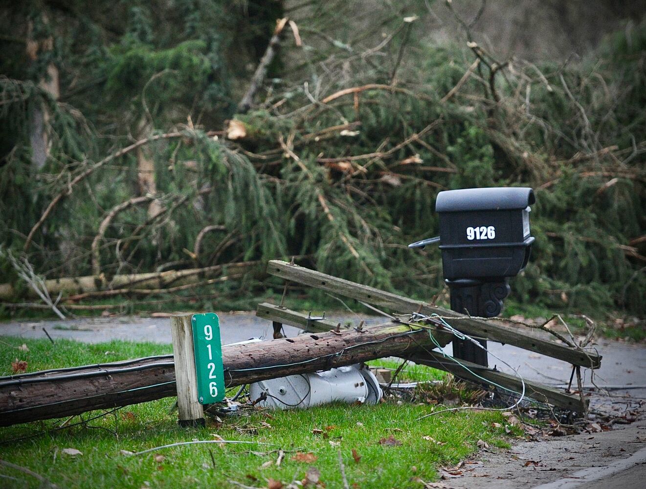 Tornado damage Miami county