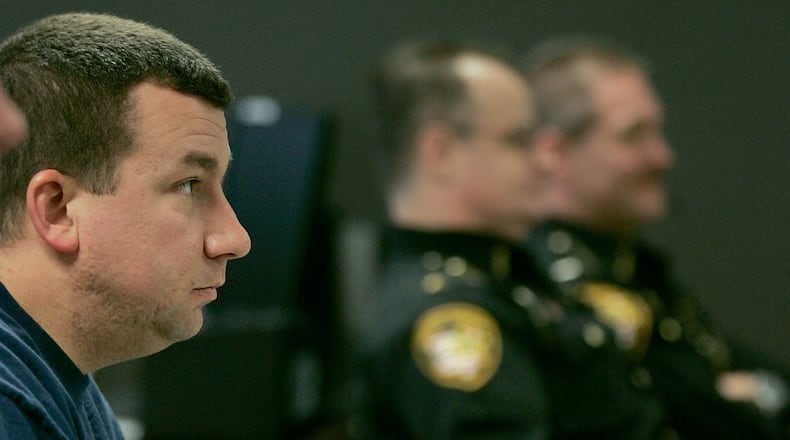 Ben Bultman is a candidate for Fairfield Twp. Trustee in this November’s election. Butlman was the Fairfield Twp. assistant fire chief until September 2012 when he resigned after allegedly accessing confidential information. He’s pictured here in February 2011 during a training class inside the Emergency Operation Center in Hamilton, Ohio. FILE PHOTO
