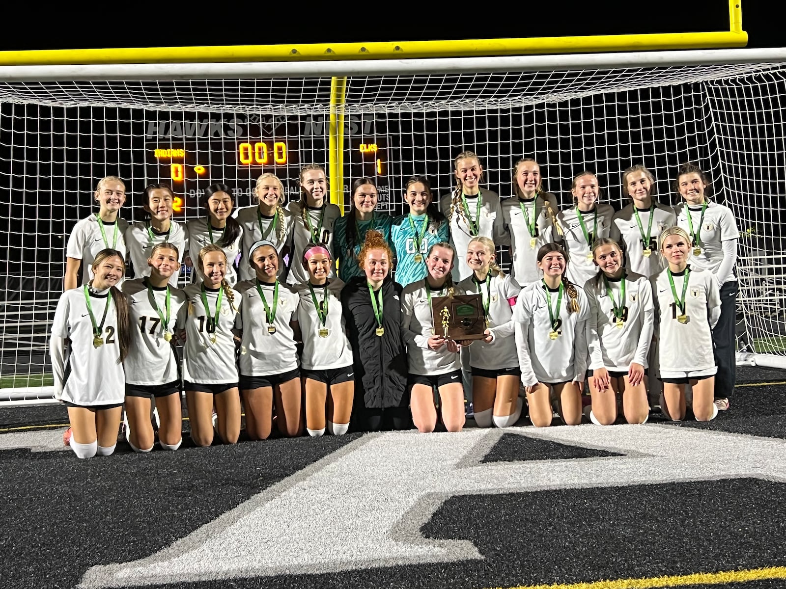 The Centerville High School girls soccer team defeated Fairfield 1-0 in a Division I district final on Thursday at Lakota East. CHRIS VOGT / CONTRIBUTED