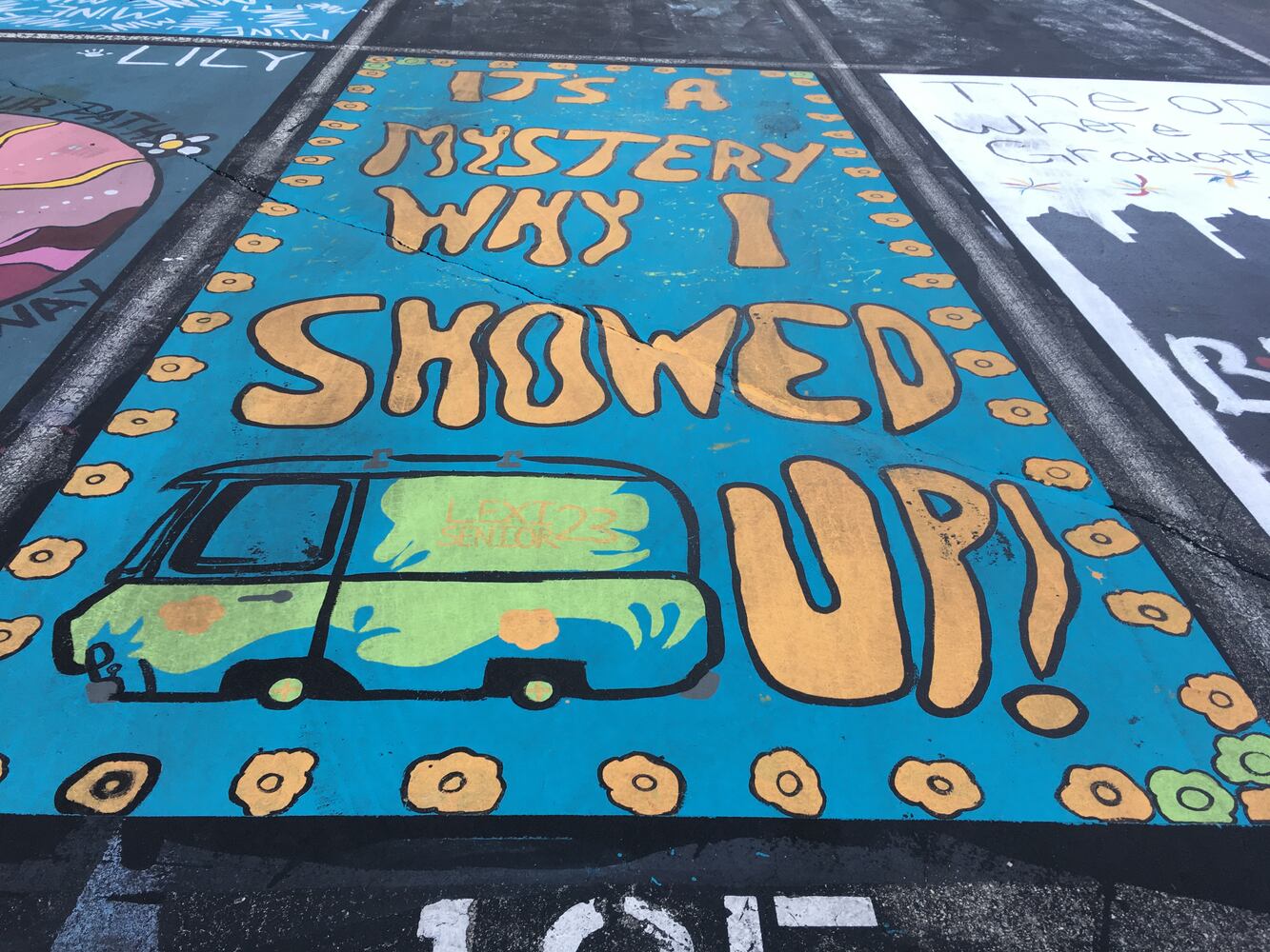 Ross senior parking lot spaces