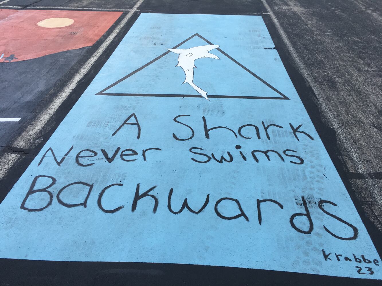 Ross senior parking lot spaces