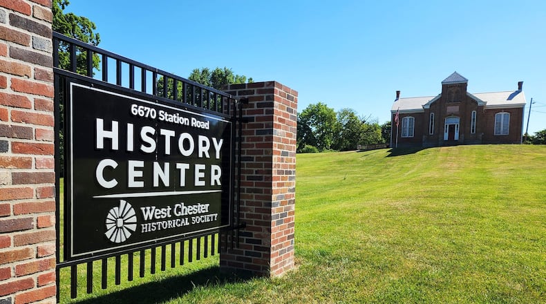 A two-room building built in 1900 on Station Road in West Chester is finding new life as West Chester Historical Society History Center. NICK GRAHAM/STAFF