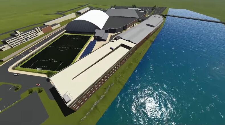A rendering of the proposed Spooky Nook Sports at Champion Mill. CONTRIBUTED