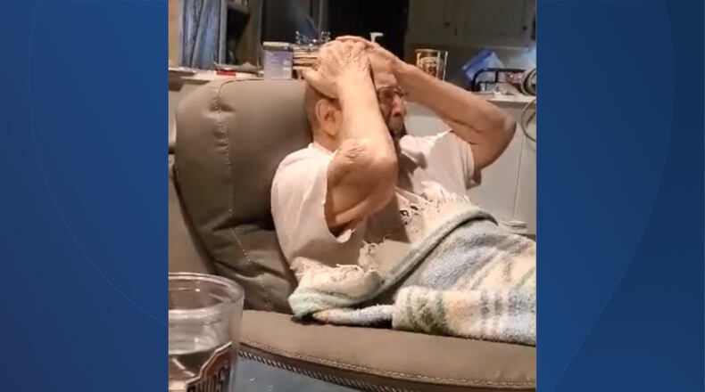 A video of James Lipscomb crying after the Bengals' AFC Championship win went viral on social media. CONTRIBUTED