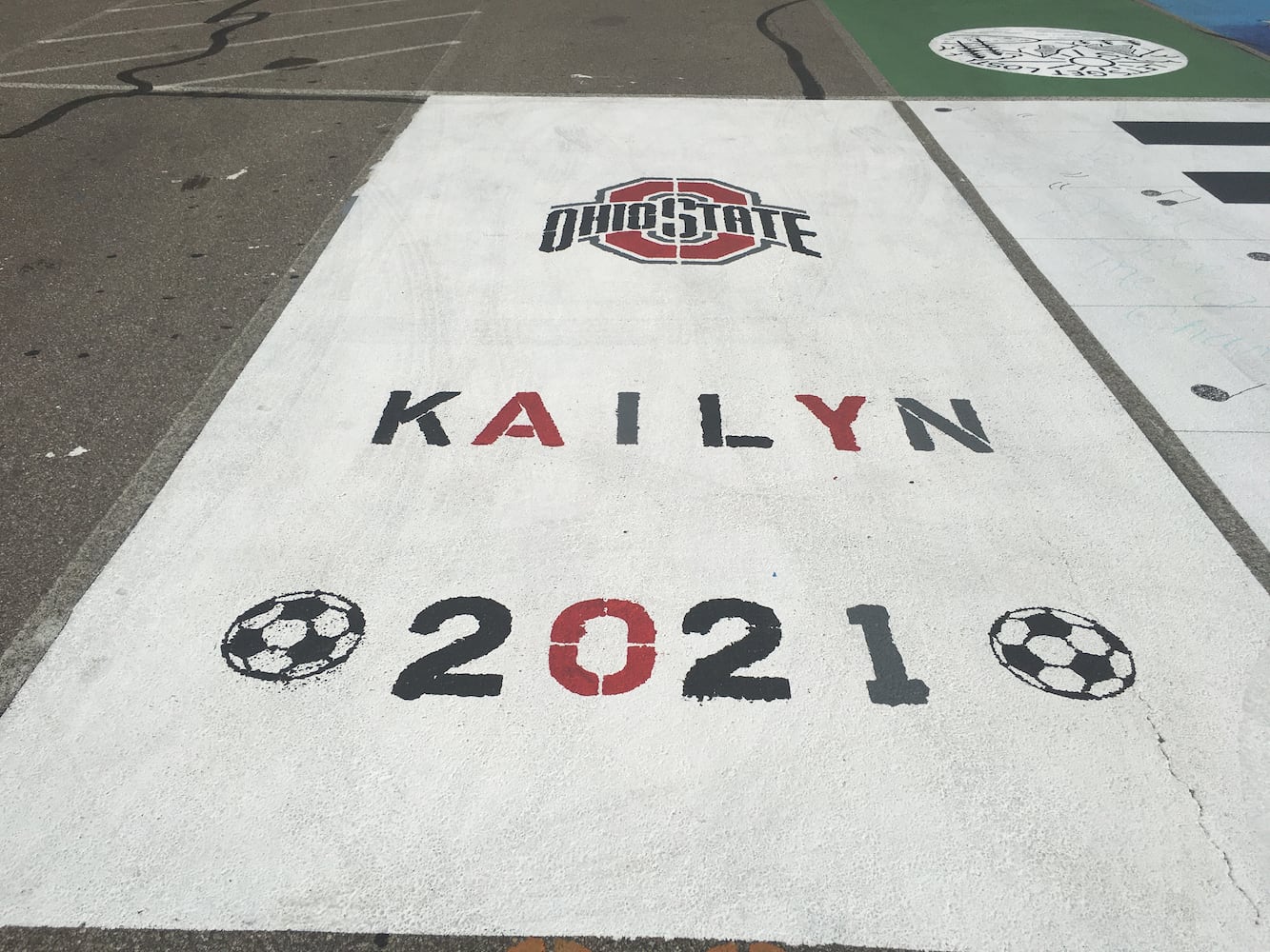 Lakota West High School parking lot spaces