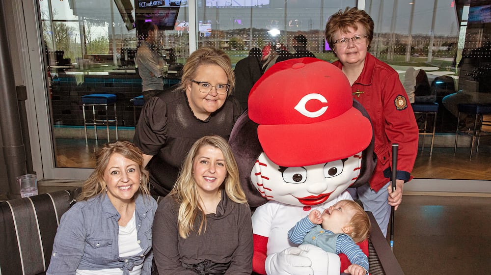 Ladies of the Garber family joined Rosie Red at a previous Leading Ladies Night Out fundraiser. CONTRIBUTED