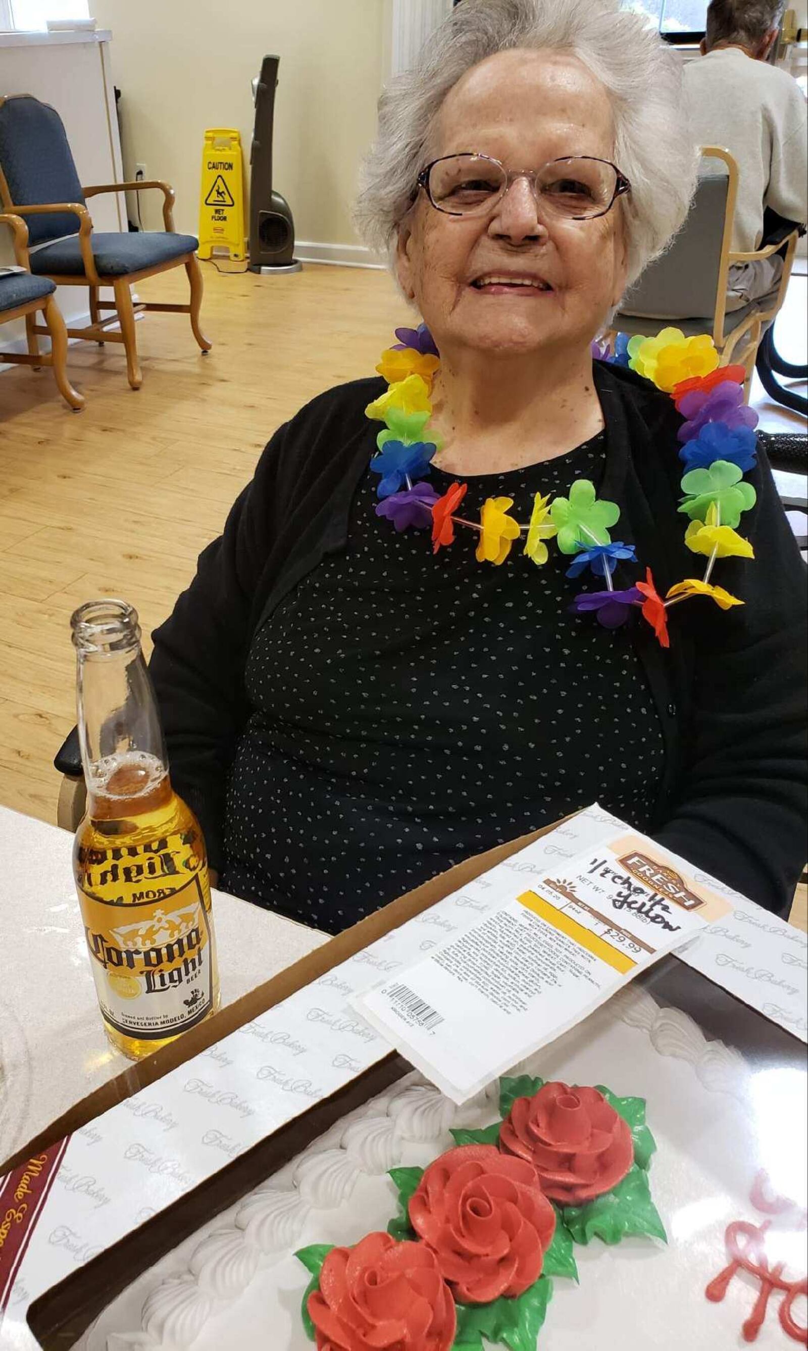 Martha Engler will celebrate her 104th birthday this Wednesday at the Knolls of Oxford. Last year she received a cake and a beer to celebrate number 103. CONTRIBUTED