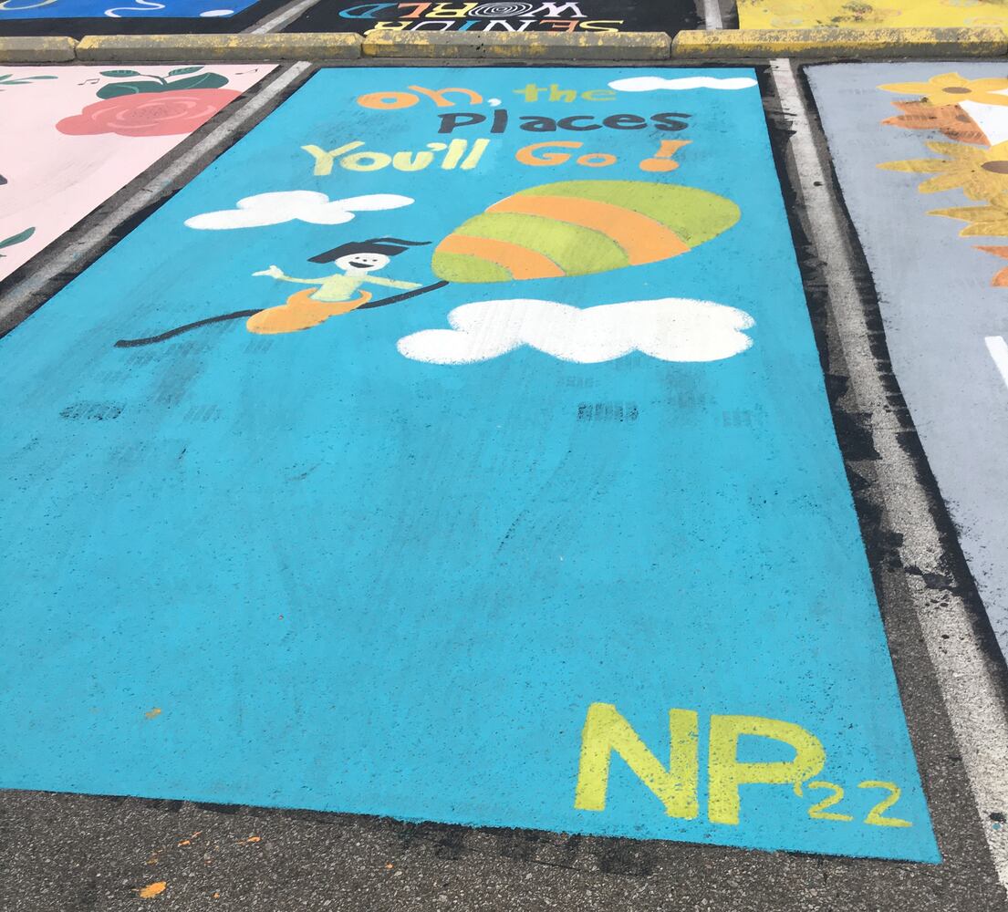 Fairfield High senior parking lot