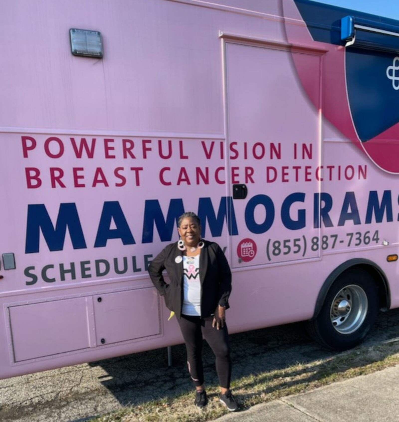 Kimberly Silas, 61, of Middletown, has started a breast cancer ministry to keep her mother's "legacy alive." Her mother, Willie Emma Silas, died in 1966. Last weekend, Silas reserved the Premier Health's mobile mammography coach and 13 women were examined. SUBMITTED PHOTO