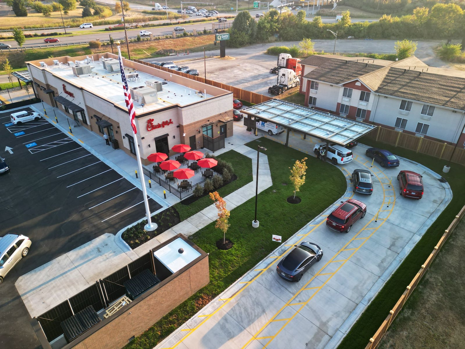 Chick-Fil-A opened Thursday, Sept. 18, 2025 on Culbertson Road in Middletown. NICK GRAHAM/STAFF