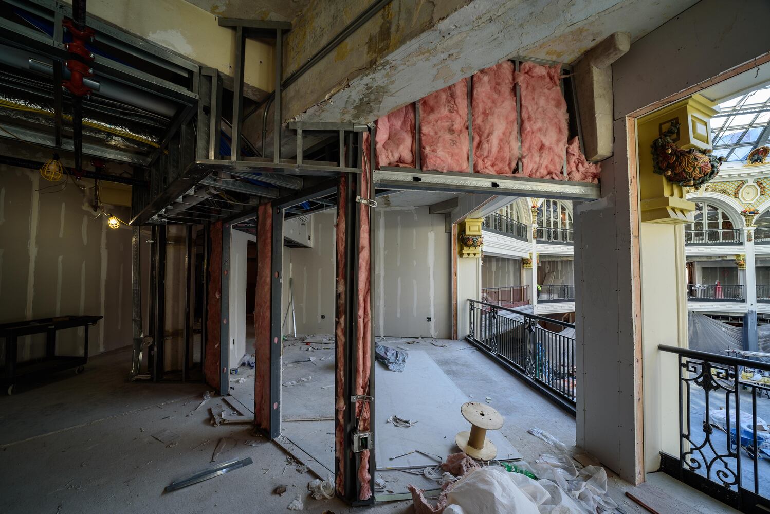 Dayton Arcade construction October 2020