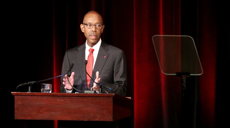 Ohio State University President Dr. Michael Drake. (Columbus Dispatch photo by Fred Squillante)