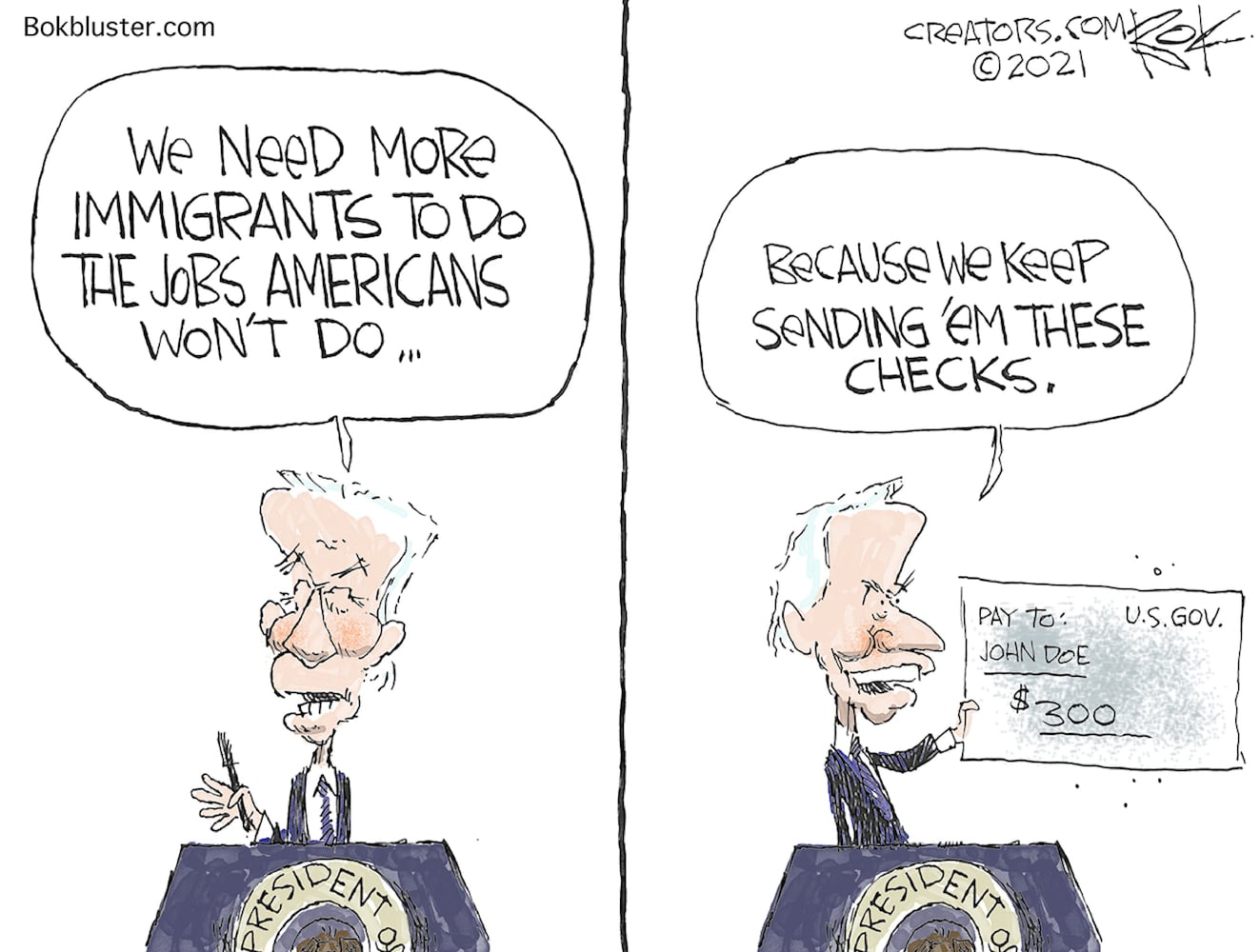 Week in cartoons: Facebook ban, pipeline ransom and more